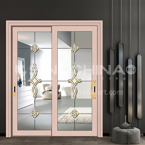 1.2mm durable high-quality engineering sliding door non-insulated glass aluminum sliding door